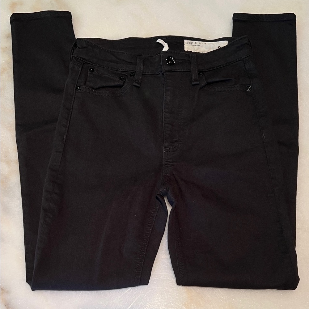 rag & bone Nina Skinny Black Jeans